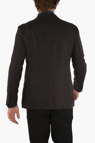 CC COLLECTION Cashmere Two-Button Jacket RIGHT Shephard's Check Drop 6R