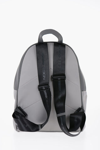 Zaino in Nylon con Logo Stampato Fluo