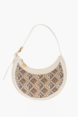 Borsa A Mano Hobo Con Ricamo Monogram