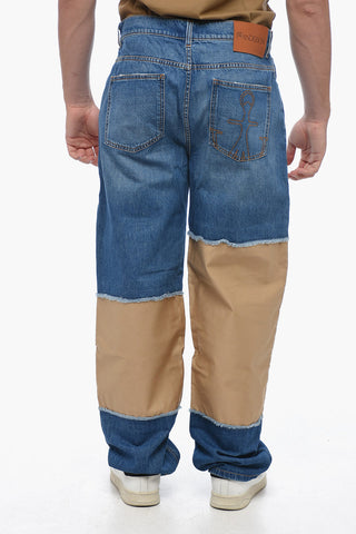 Jeans Regular Fit In Doppio Tessuto