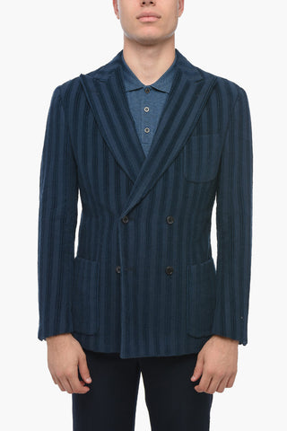 Blazer Doppiopetto GATE in Velour a Coste