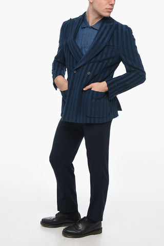 Blazer Doppiopetto GATE in Velour a Coste