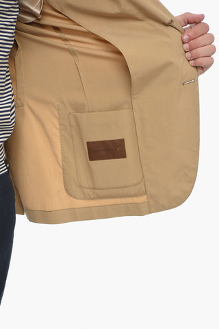 ID Ungefütterte Jacke aus Baumwolle und Seide