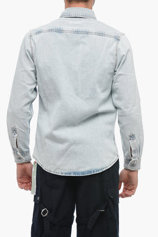 Giubbotto SINGLE ARROW in Denim con Stampa