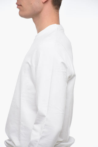 THE METROPOLIS SERIES Crew Neck Cotton Blend Sweatshirt