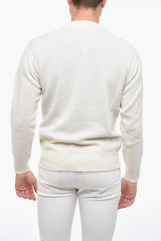 Rundhals-Pullover Aus Kaschmir-Mix