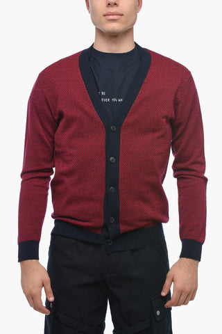 Cardigan Merino 2 Colori Bottoni M/ L
