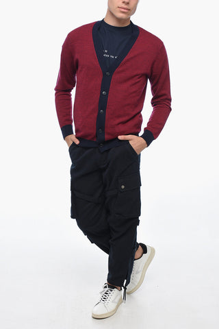 Cardigan Merino 2 Colori Bottoni M/ L