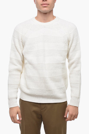 Virgin Wool Crewneck Sweater RAGLAN