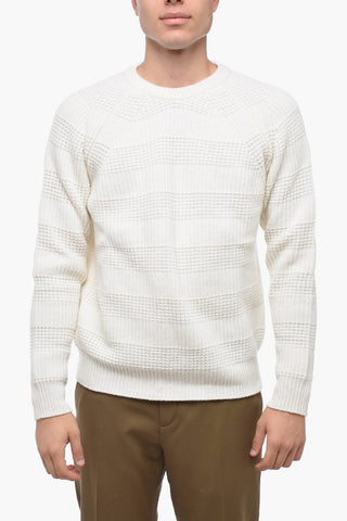 Virgin Wool Crewneck Sweater RAGLAN