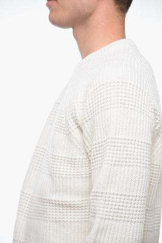 Virgin Wool Crewneck Sweater RAGLAN