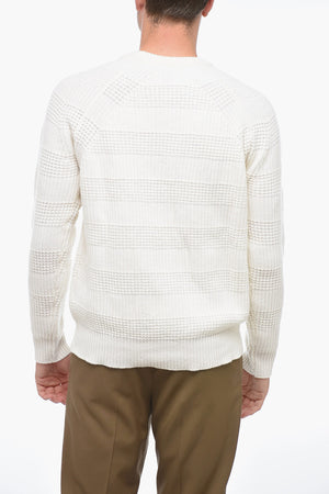 Virgin Wool Crewneck Sweater RAGLAN