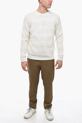 Virgin Wool Crewneck Sweater RAGLAN