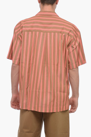 Striped Short-Sleeve with Oversize Fit