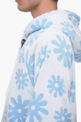 Printed terry-cotton Hoodie