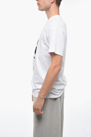 T-shirt In Cotone HAND SIGN Stampata