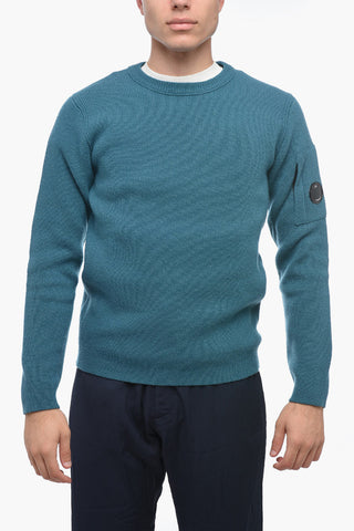Wool Blend Crewneck Pullover