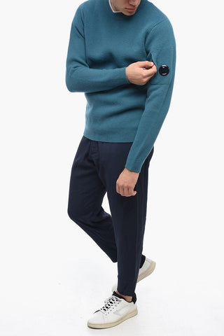 Wool Blend Crewneck Pullover