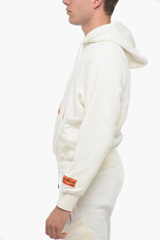 Brushed Cotton Printed Hoodie