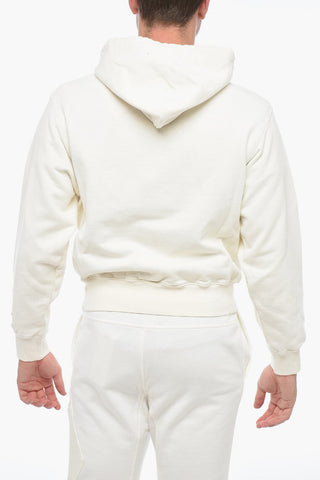 Brushed Cotton Printed Hoodie