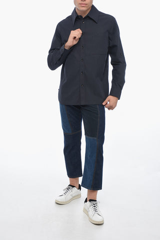 Cotton Shirt with Breast-pocket