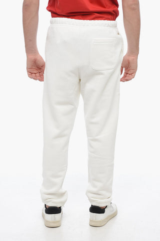 Fleece Joggers with Logo Patch