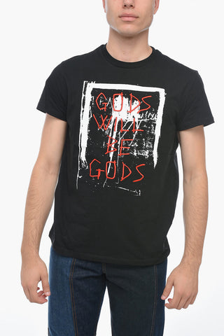 Printed Loose Fit Crew-neck T-shirt