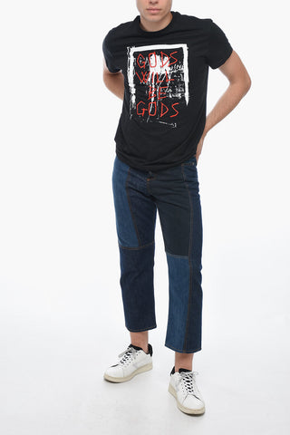 Printed Loose Fit Crew-neck T-shirt