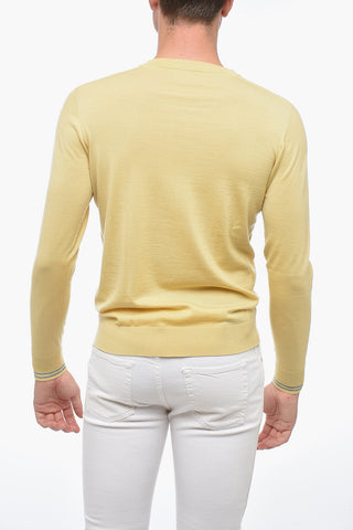 Lightweight Virgin Wool V-neck Sweater