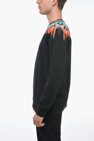Brushed Cotton ICON WINGS Crewneck Sweater