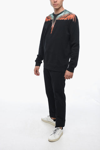 Brushed Cotton ICON WINGS Crewneck Sweater