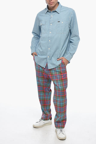 Standard Collar Denim Saharan Shirt
