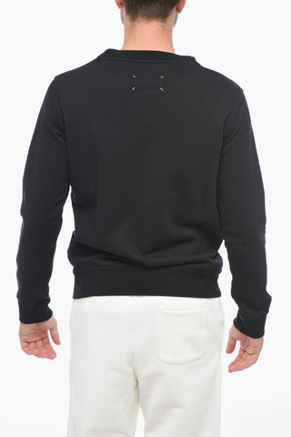 MM10 Crew Neck Brushed Cotton Sweatshirt