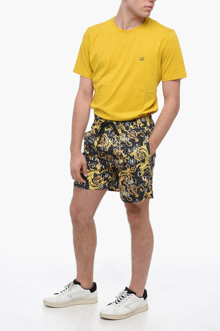 COUTURE Shorts Con Stampa Logo Allover