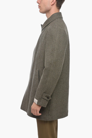 Cappotto in Lana Vergine con Fodera Removibile
