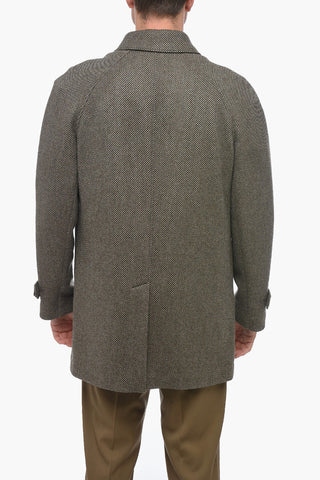 Cappotto in Lana Vergine con Fodera Removibile