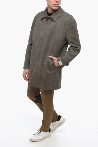 Cappotto in Lana Vergine con Fodera Removibile