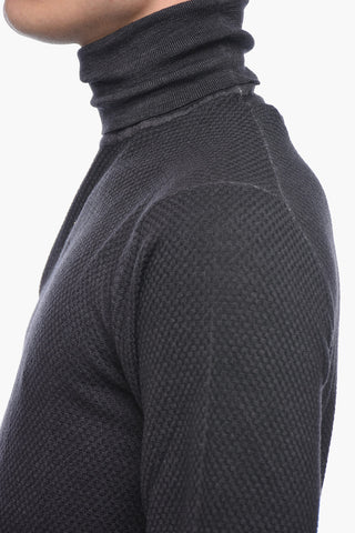 Turtleneck DAMIÈ Jacquard Virgin Wool Sweater