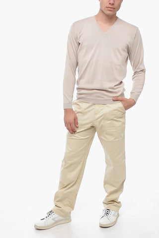 V-Neck Cotton Pullover