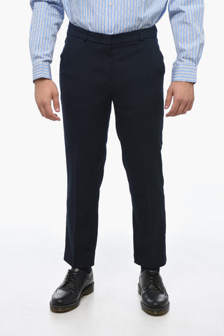 Front-pleated Cigarette Pants