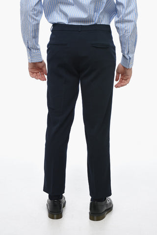 Front-pleated Cigarette Pants