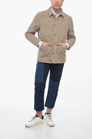 Kurzer Mantel NEWTON aus Wollstoff