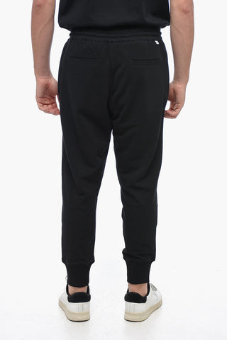 Zippped Pockets Brushed Cotton Joggers