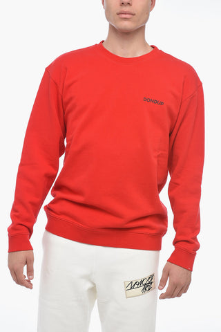 Brushed Cotton Crewneck Sweater