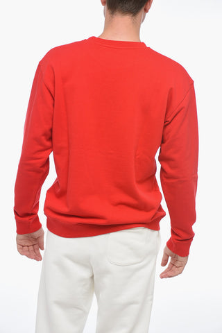 Brushed Cotton Crewneck Sweater