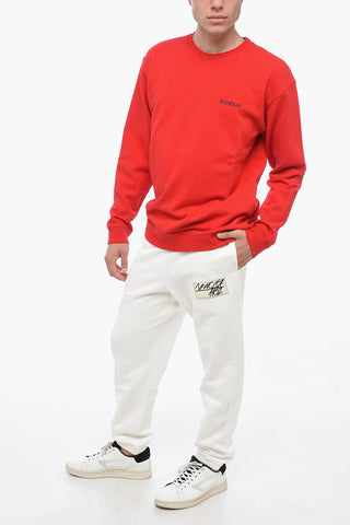 Brushed Cotton Crewneck Sweater