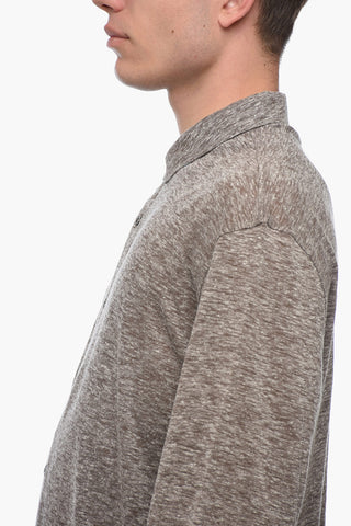 Camicia A Maniche Lunghe In Lino