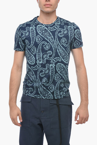 Paisley Print Short Sleeved T-shirt