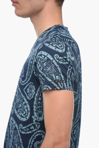 Paisley Print Short Sleeved T-shirt