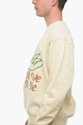 Round Neck Sweatshirt with Graphic Print